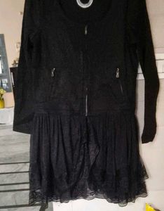Very Beautiful Net Frill Dress