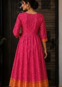 Pink Anarkali Kurta🌸