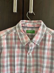 United Colors of Benetton Plaid Shirt