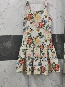 Floral Print Fit & Flare Dress