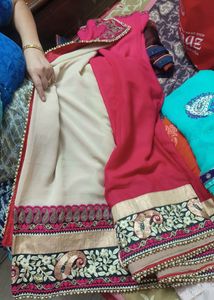 Designer Embroidered Saree