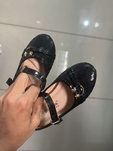Sparkly Black Mary Jane Shoes