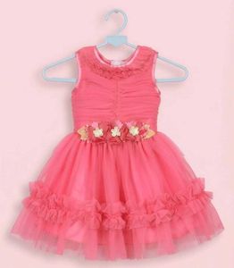 Gorgeous Pink Net Party Wear Frock & Dress for Bab