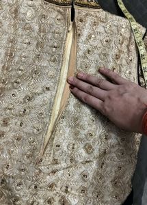 Embroidered Jacket style long kurta