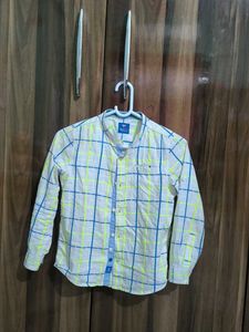 Boys' Checkered Casual Shirt