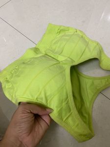 Lime Green Sports Bra