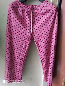 Plazzo Pink And Black Color