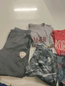 Boys Graphic T-Shirts and Shorts Set