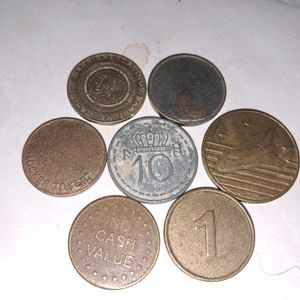 7Rare Collectible Token Coins