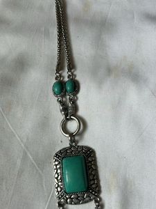 Boho Turquoise Pendant Necklace