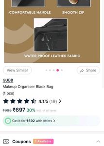 Stylish Black Pouch