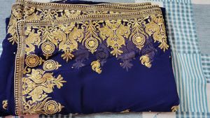 Elegant Blue Saree