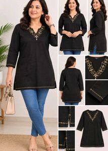 Hand Embroiderd Short Top