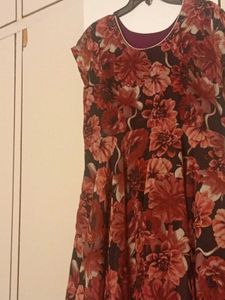 Floral Print Gown