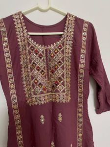 Embroidered Kurta
