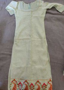 Mint Green Kurta Set with Embroidery