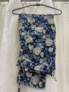 Elegant Floral Print Kurta