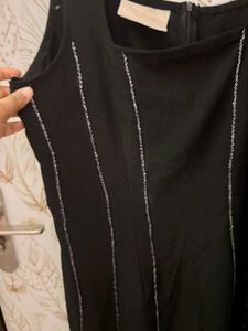 Label Swish Sleek Black Sleeveless Dress