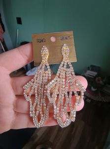 Shiny Golden Earrings
