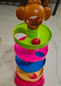 5 Layer Ball Ramp toy set Monkey Kid
