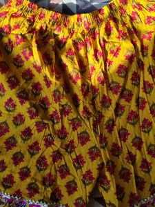 Vibrant Yellow Embroidered Plazzo Set
