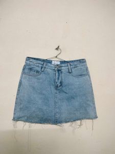 Denim Mini skirt
