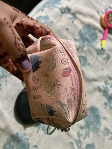 Cute Pink Cartoon Pouch