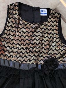 Sparkling Black Sequin Dress