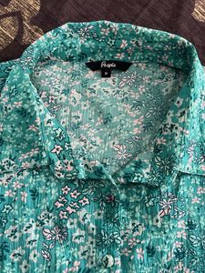 Floral Print Crop Top