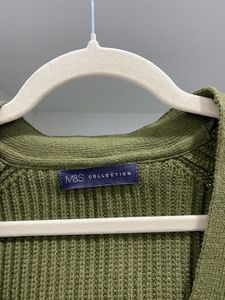 Marks And Spencer Olive Cardigan