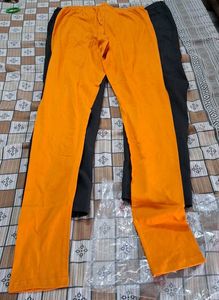 New Orange churidar leggings