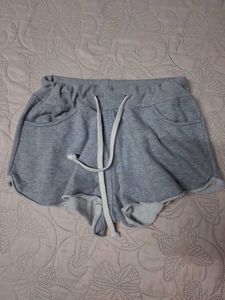 Grey sweat shorts