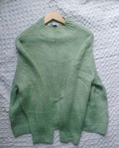 Zara Green Knit Sweater