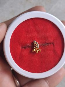 Elegant Gold Nose Pin