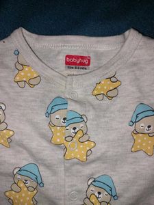Babyhug Set of 2 Baby Rompers (6-9m)