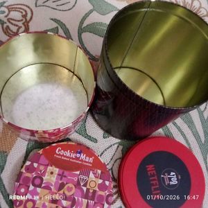 Cookie Man &amp; Netflix Snacks Tin Set