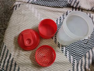 Red &amp; White Shaker Bottle