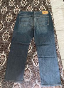 Signature Men's Blue Wash Loose Fit Jeans