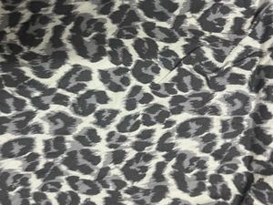 animal print coat set