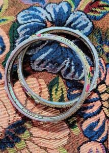 pure silver bangles