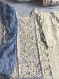 Elegant Printed Kurta Set with Dupatta