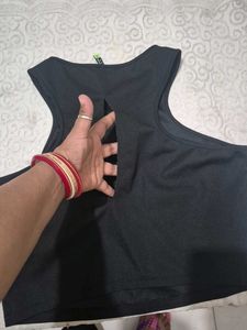 Black Active Basic Tank Top