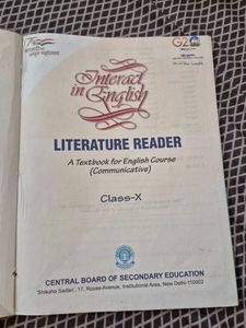 Class 10 Literature Reader Textbook