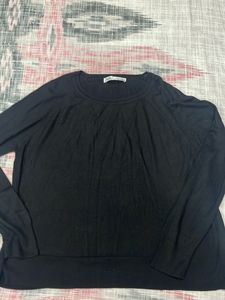Zara Black Top In M
