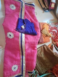 Embroidered Silk Saree