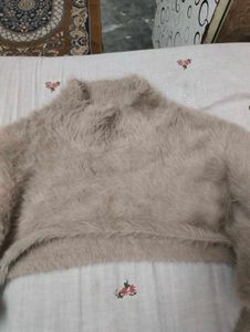 Cozy Fuzzy Crop Sweater