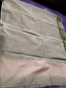 Handloom Black print Chanderi Silk Saree