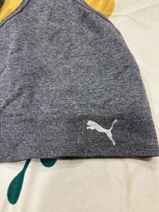 Puma Gray Sports Bra - Excellent Condition