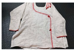 Elegant White Chikankari Kurta