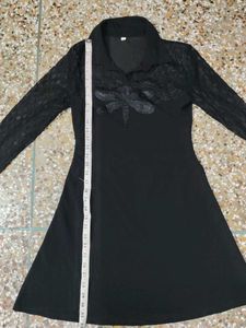 Elegant Black Lace Dress